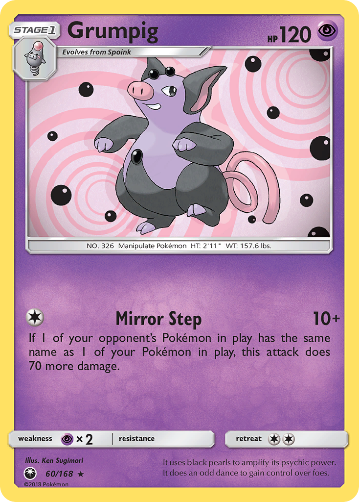 Grumpig (60/168) [Sun & Moon: Celestial Storm] | The Time Vault CA