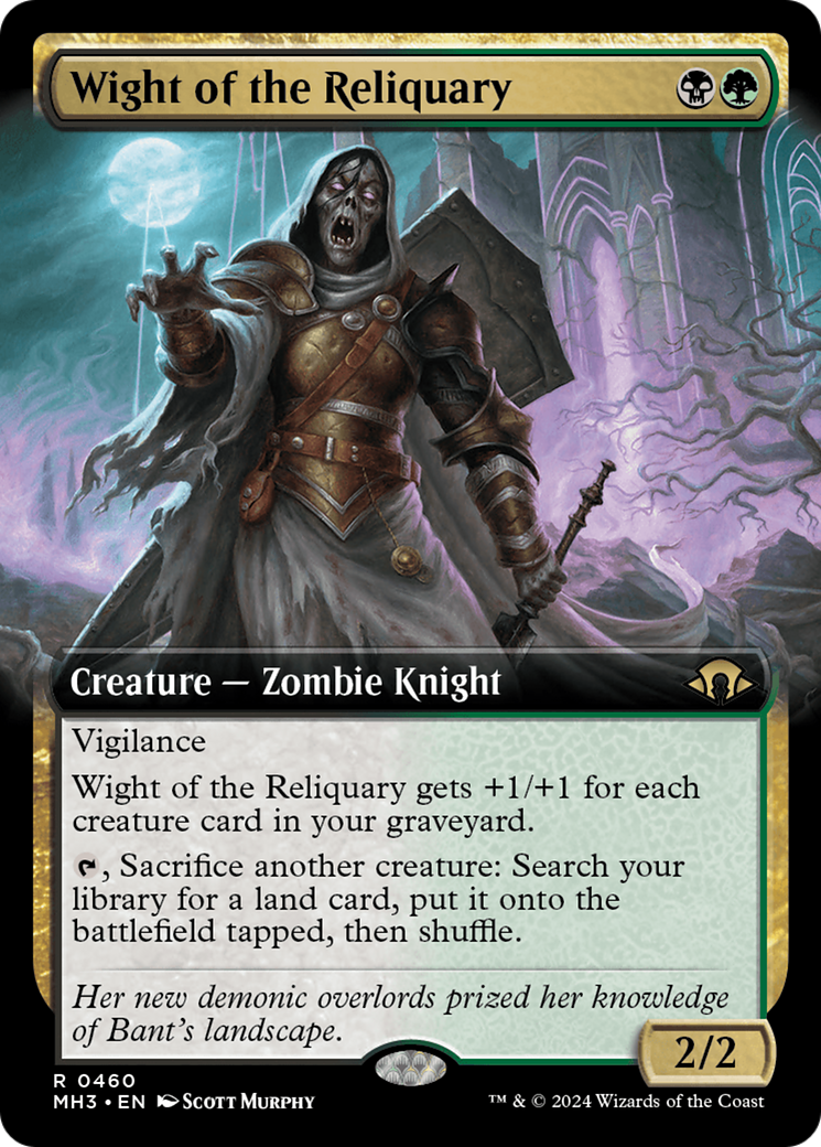 Wight of the Reliquary (Extended Art) [Modern Horizons 3] | The Time Vault CA