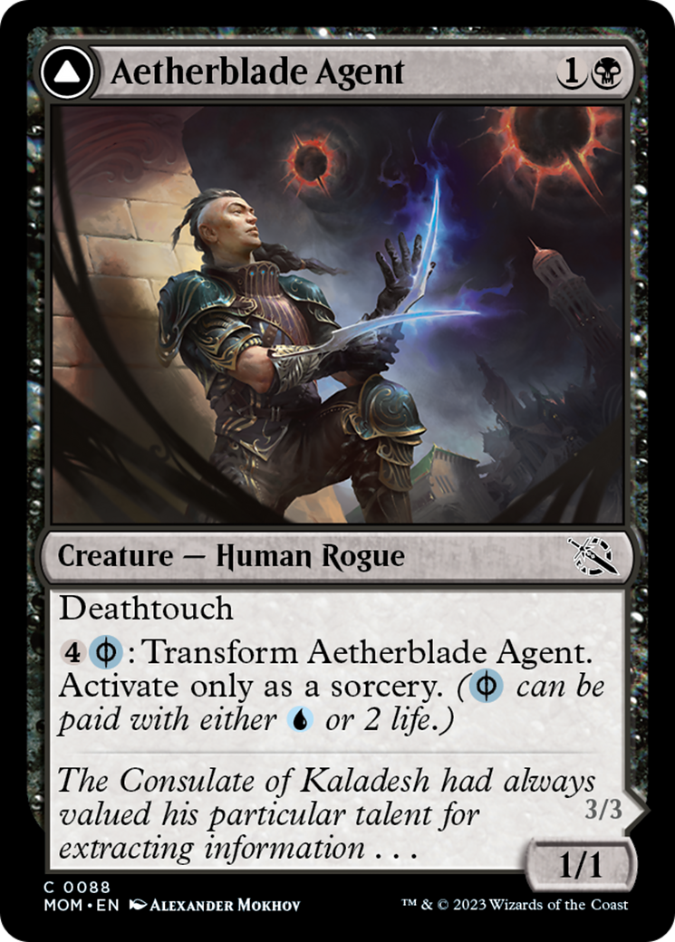 Aetherblade Agent // Gitaxian Mindstinger [March of the Machine] | The Time Vault CA