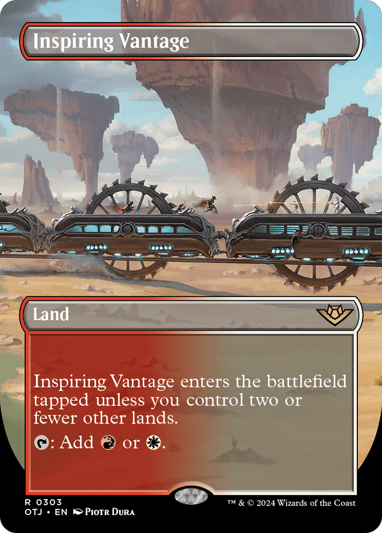 Inspiring Vantage (Borderless) [Outlaws of Thunder Junction] | The Time Vault CA
