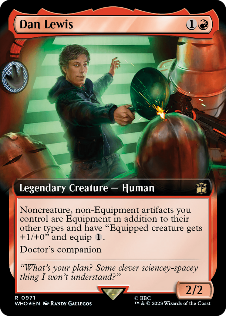 Dan Lewis (Extended Art) (Surge Foil) [Doctor Who] | The Time Vault CA