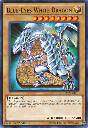 Blue-Eyes White Dragon (Version 4) [LDK2-ENK01] Common | The Time Vault CA