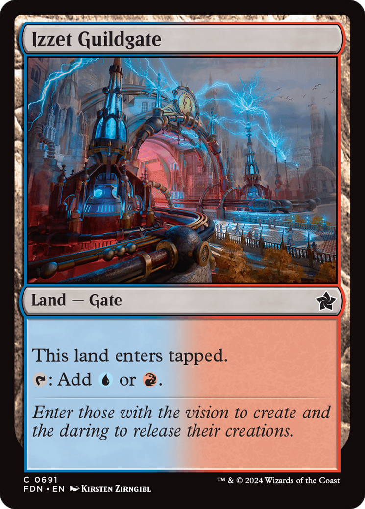 Izzet Guildgate [Foundations] | The Time Vault CA