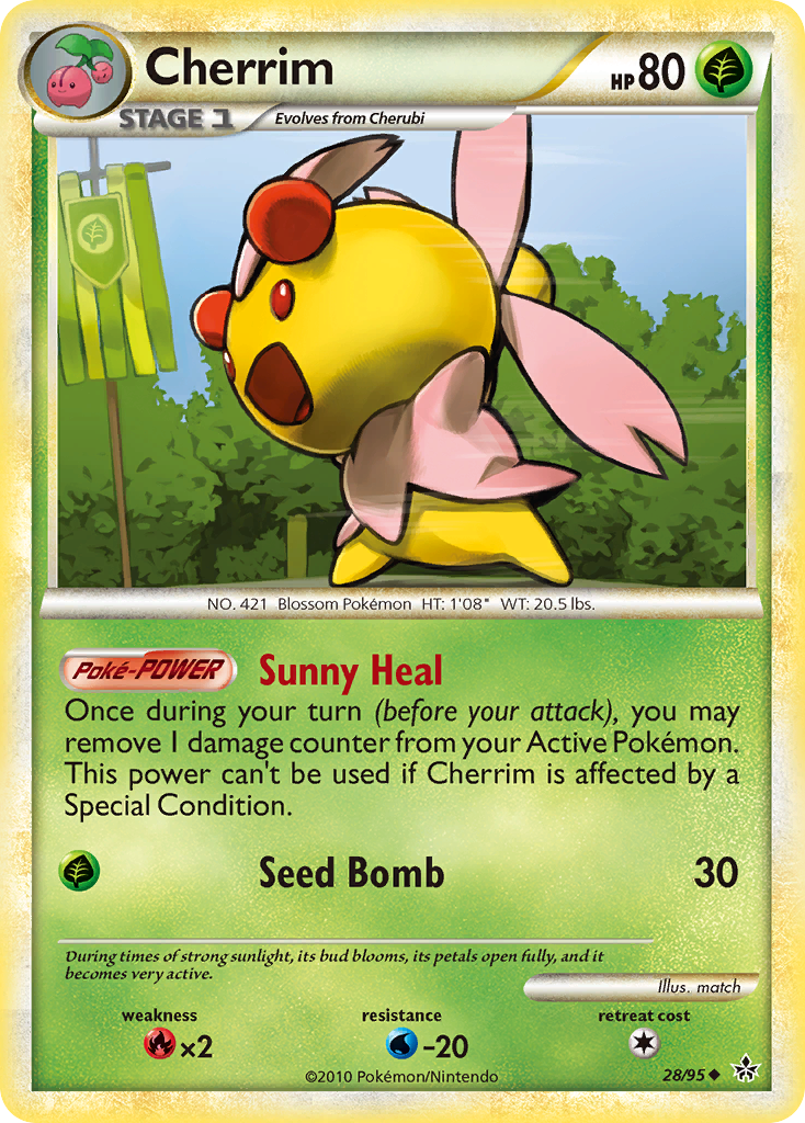 Cherrim (28/95) [HeartGold & SoulSilver: Unleashed] | The Time Vault CA