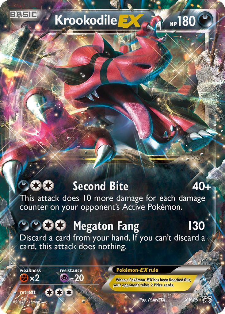 Krookodile EX (XY25) [XY: Black Star Promos] | The Time Vault CA