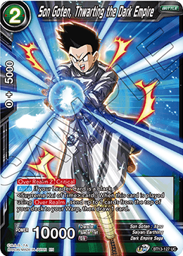 Son Goten, Thwarting the Dark Empire (Uncommon) (BT13-127) [Supreme Rivalry] | The Time Vault CA