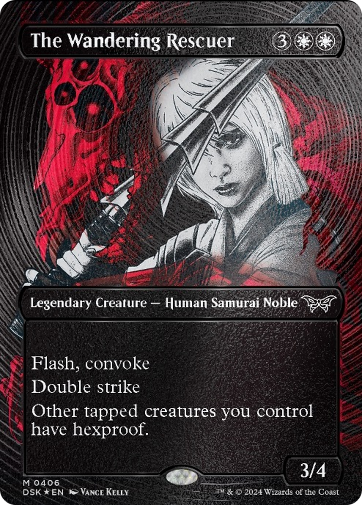 The Wandering Rescuer (Showcase) (Textured) [Duskmourn: House of Horror] | The Time Vault CA