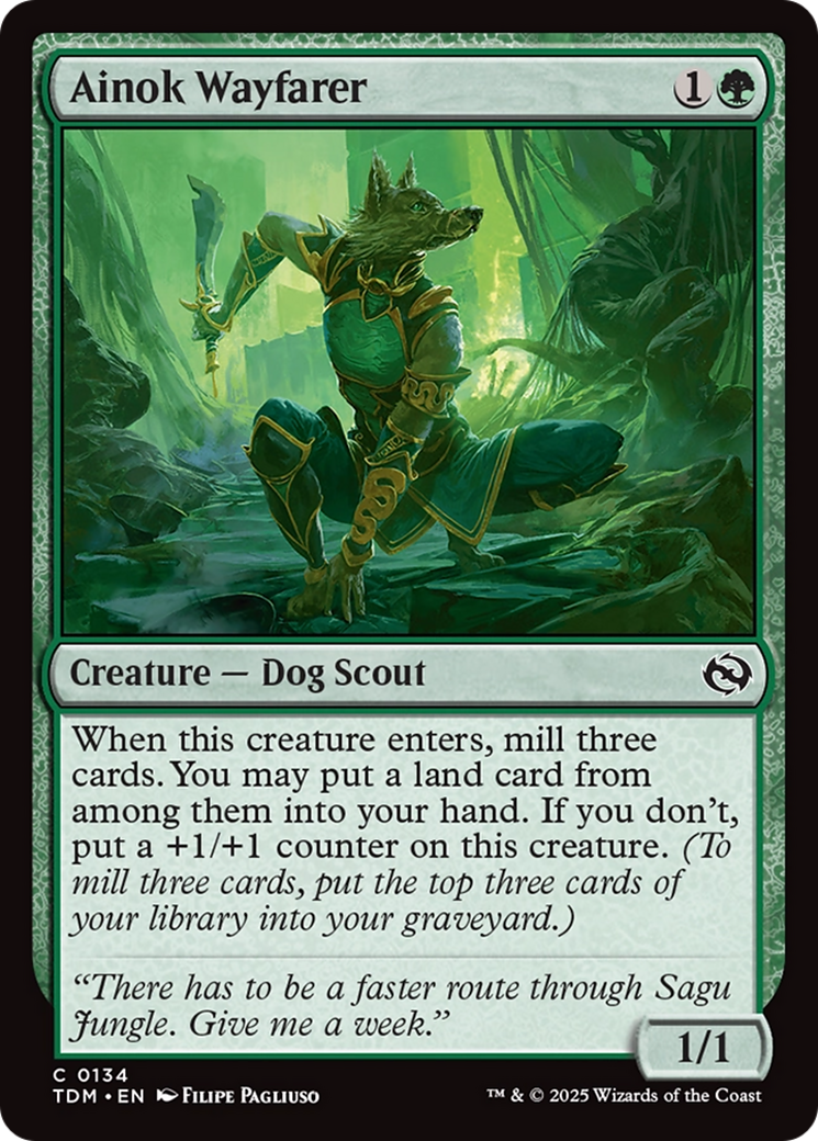 Ainok Wayfarer [Tarkir: Dragonstorm] | The Time Vault CA