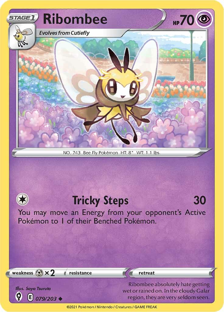 Ribombee (079/203) [Sword & Shield: Evolving Skies] | The Time Vault CA