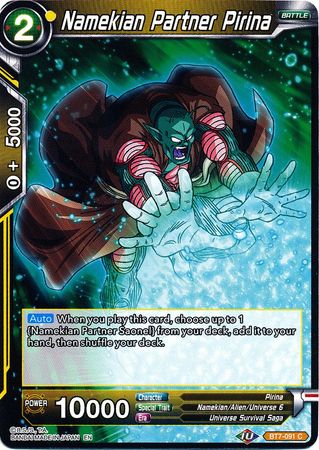 Namekian Partner Pirina (BT7-091) [Assault of the Saiyans] | The Time Vault CA