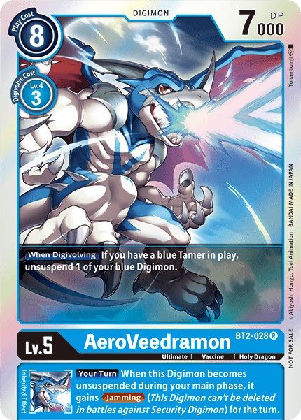 AeroVeedramon [BT2-028] (Battle of Omni Pre-Release) [Release Special Booster Promos] | The Time Vault CA