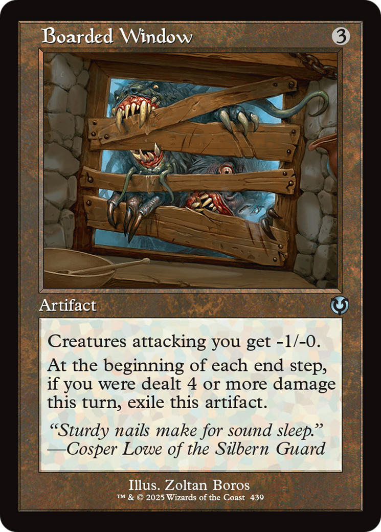 Boarded Window (Retro Frame) [Innistrad Remastered] | The Time Vault CA