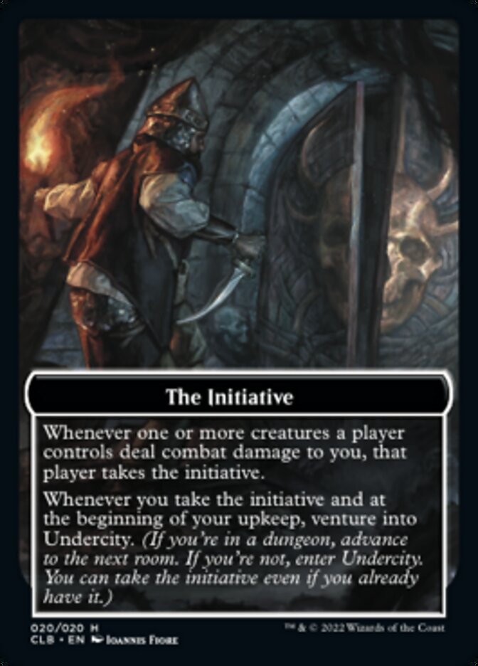 The Initiative // Undercity Double-Sided Token [Commander Legends: Battle for Baldur's Gate Tokens] | The Time Vault CA