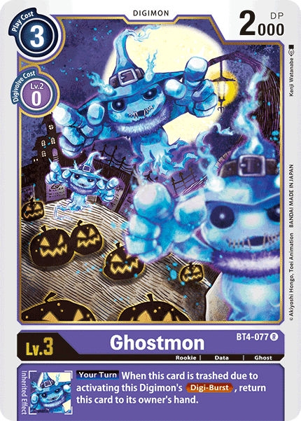 Ghostmon [BT4-077] [Great Legend] | The Time Vault CA