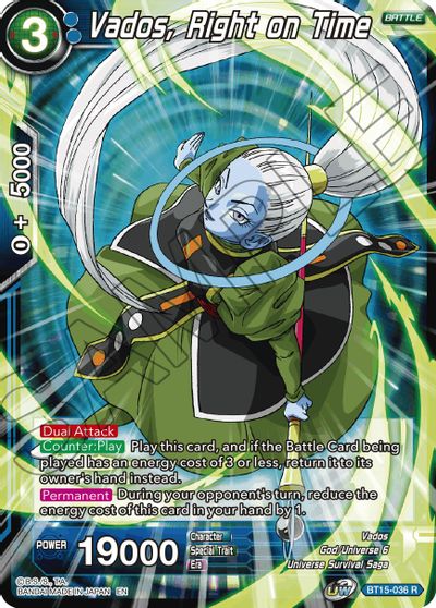 Vados, Right on Time (BT15-036) [Saiyan Showdown] | The Time Vault CA