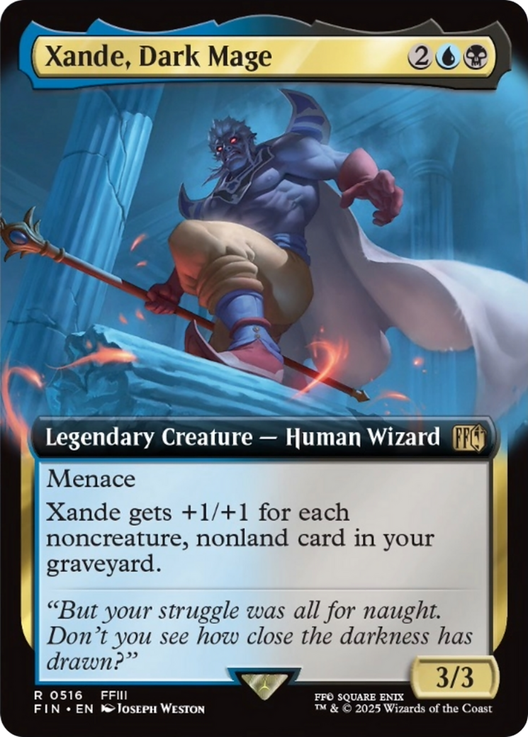 Xande, Dark Mage (Extended Art) [FINAL FANTASY] | The Time Vault CA