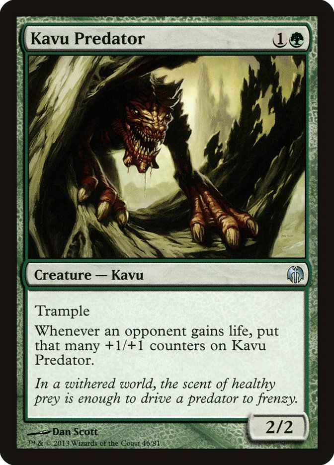 Kavu Predator [Duel Decks: Heroes vs. Monsters] | The Time Vault CA