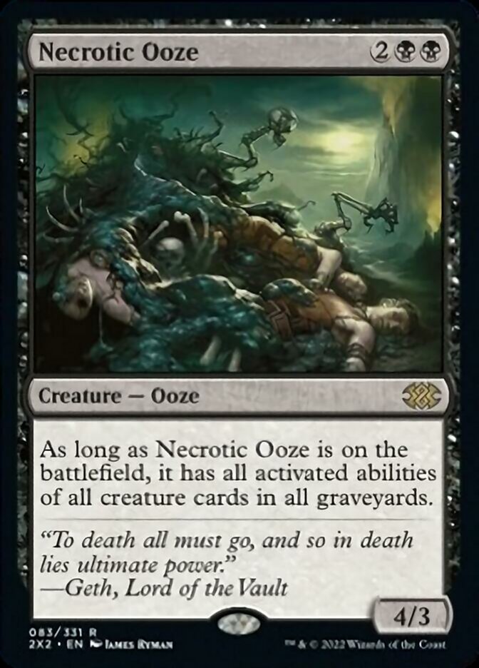 Necrotic Ooze [Double Masters 2022] | The Time Vault CA