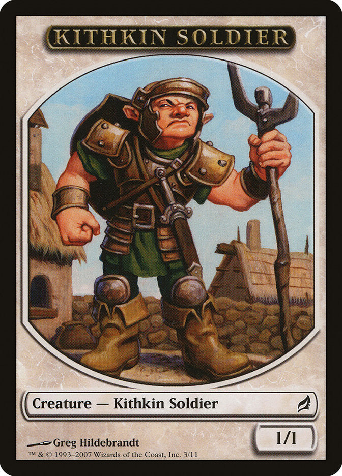 Kithkin Soldier Token [Lorwyn Tokens] | The Time Vault CA