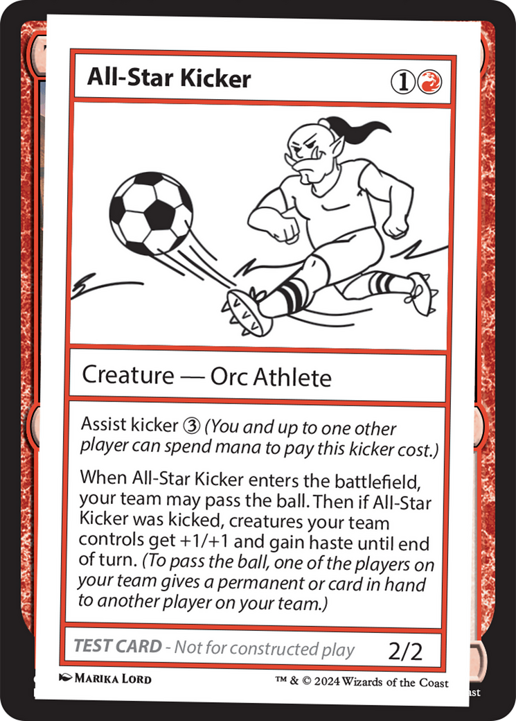 All-Star Kicker [Mystery Booster 2 Playtest Cards] | The Time Vault CA