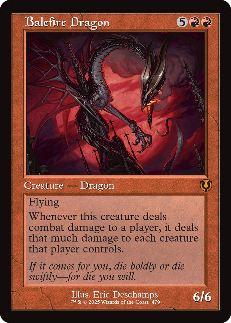 Balefire Dragon (Retro Frame) [Innistrad Remastered] | The Time Vault CA