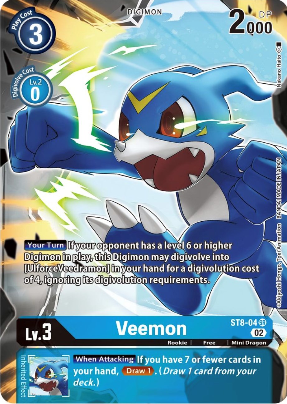 Veemon [ST8-04] (Alternate Art) [Starter Deck: Beelzemon Advanced Deck Set] | The Time Vault CA