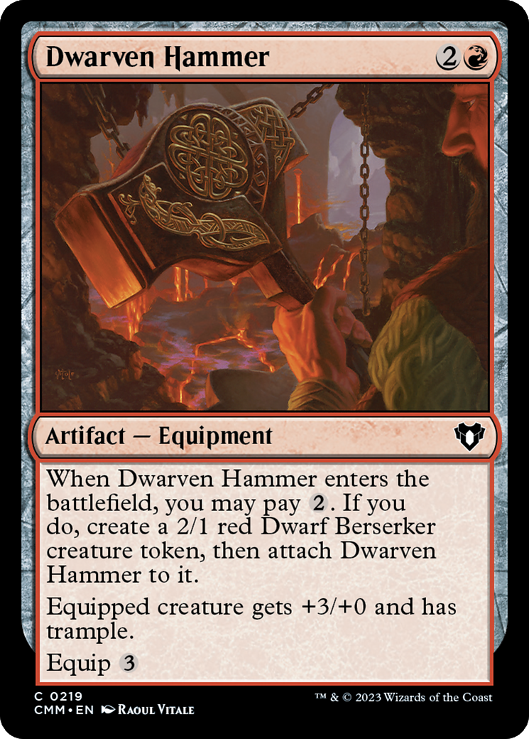 Dwarven Hammer [Commander Masters] | The Time Vault CA