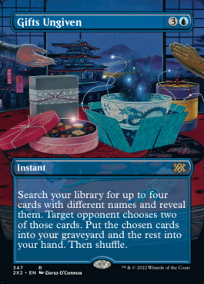 Gifts Ungiven (Borderless Alternate Art) [Double Masters 2022] | The Time Vault CA