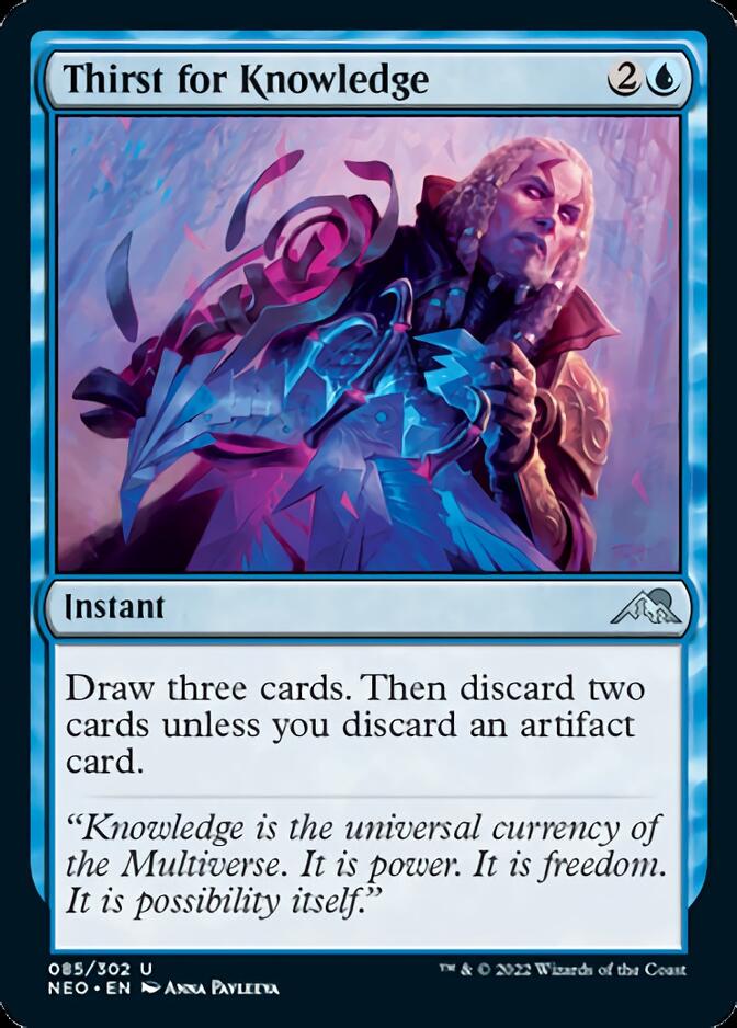 Thirst for Knowledge [Kamigawa: Neon Dynasty] | The Time Vault CA