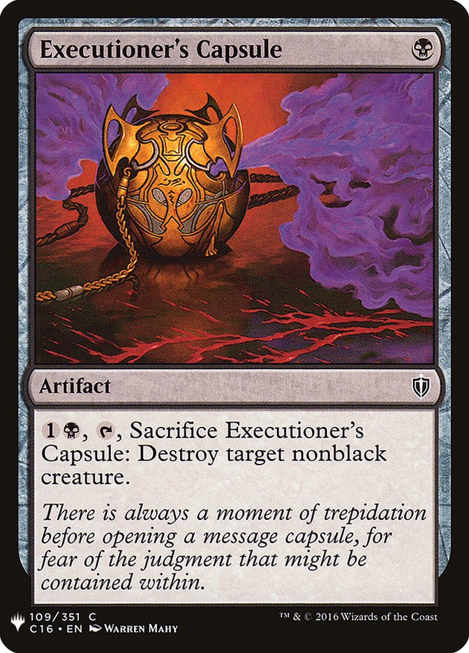 Executioner's Capsule [Mystery Booster] | The Time Vault CA