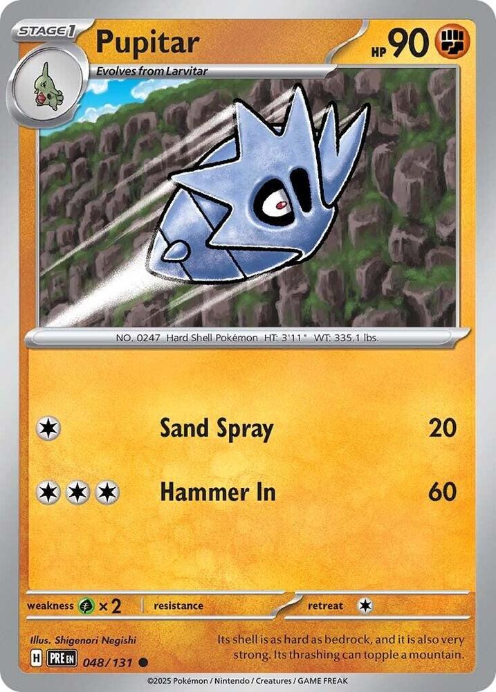 Pupitar (048/131) [Scarlet & Violet: Prismatic Evolutions] | The Time Vault CA