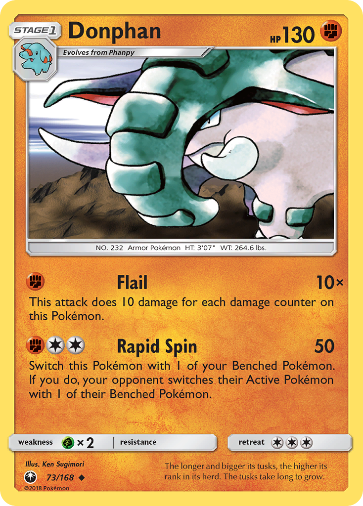 Donphan (73/168) [Sun & Moon: Celestial Storm] | The Time Vault CA