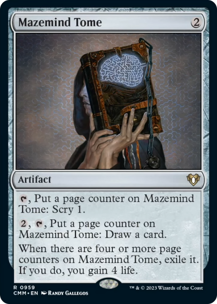 Mazemind Tome [Commander Masters] | The Time Vault CA