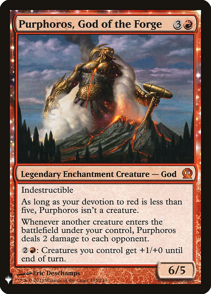 Purphoros, God of the Forge [Mystery Booster] | The Time Vault CA