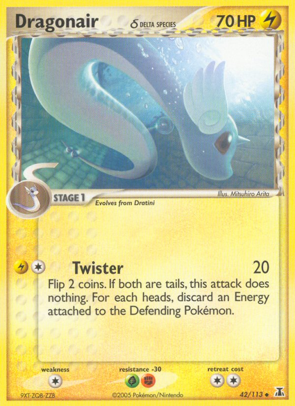 Dragonair (42/113) (Delta Species) [EX: Delta Species] | The Time Vault CA