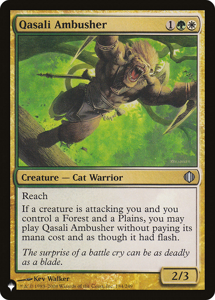 Qasali Ambusher [The List] | The Time Vault CA