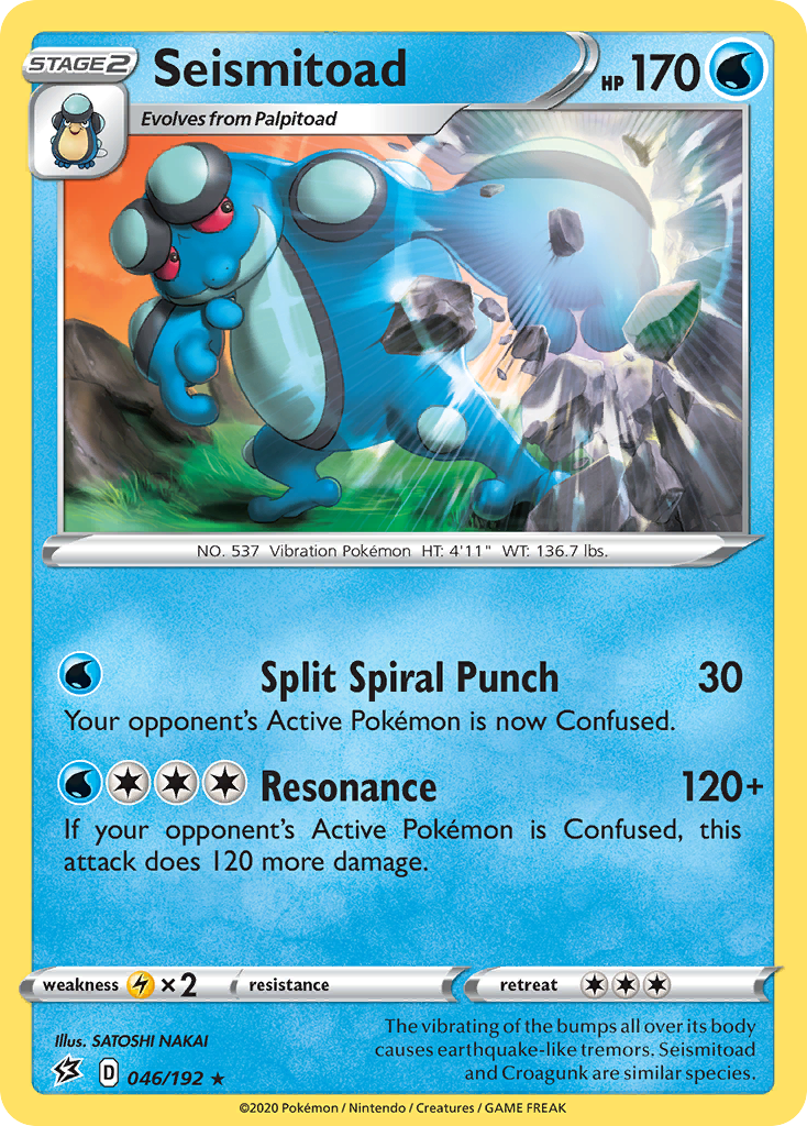 Seismitoad (046/192) [Sword & Shield: Rebel Clash] | The Time Vault CA