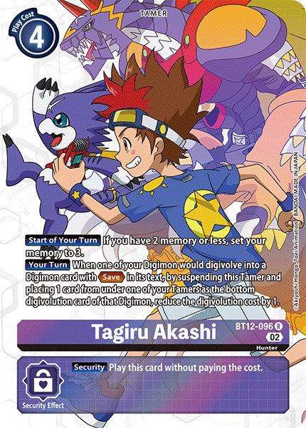 Tagiru Akashi [BT12-096] (Alternate Art) [Across Time] | The Time Vault CA