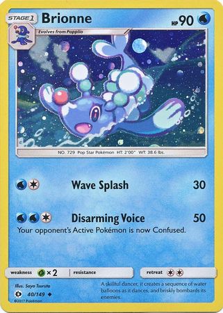 Brionne (40/149) (Cosmos Holo) [Sun & Moon: Base Set] | The Time Vault CA