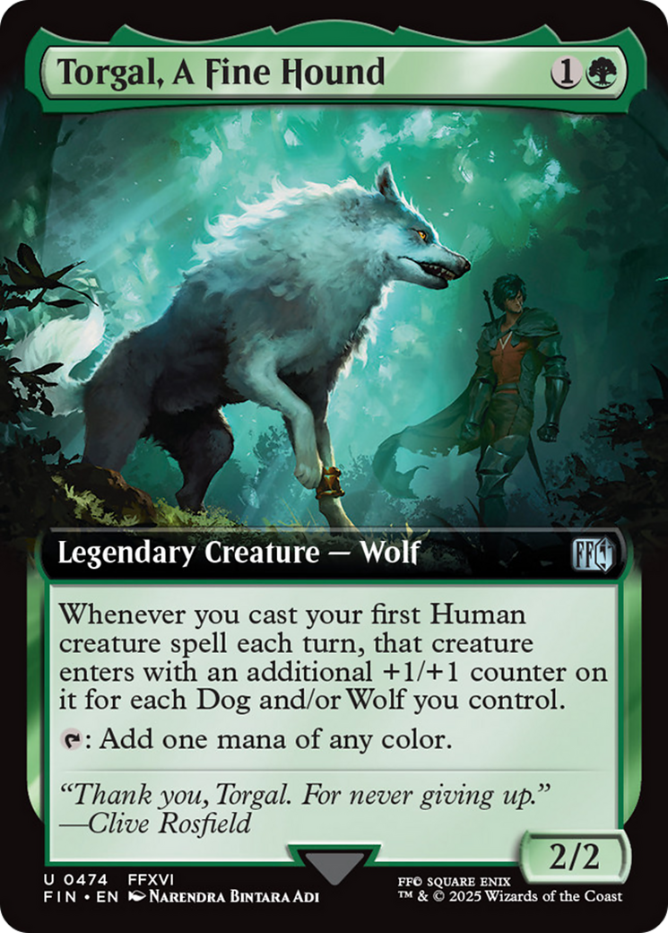 Torgal, A Fine Hound (Extended Art) [FINAL FANTASY] | The Time Vault CA