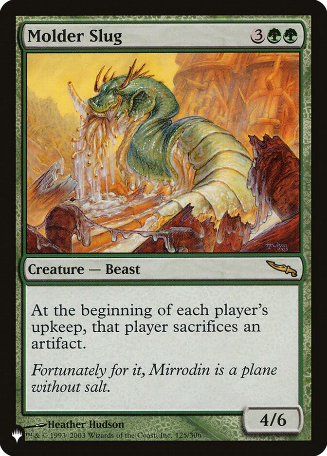 Molder Slug [The List] | The Time Vault CA