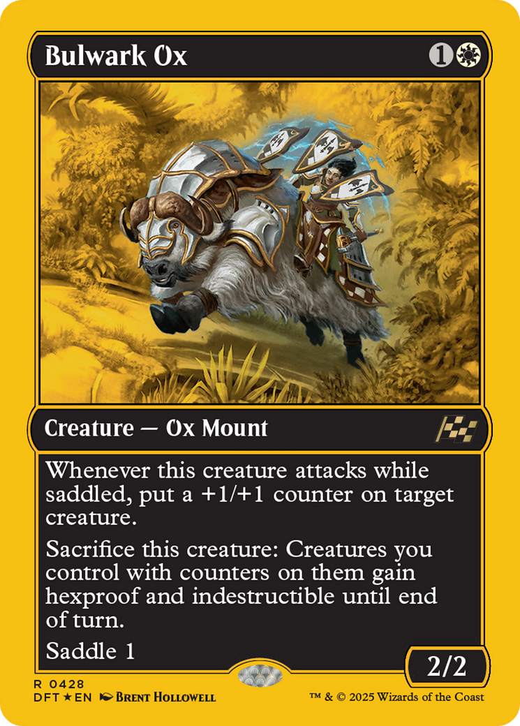 Bulwark Ox (First-Place Foil) [Aetherdrift] | The Time Vault CA
