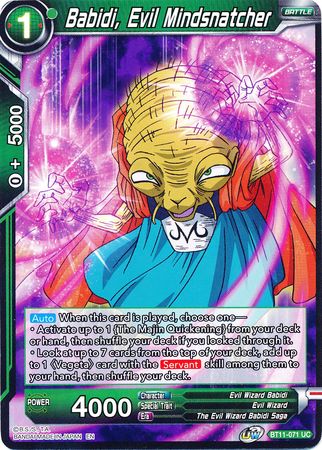 Babidi, Evil Mindsnatcher (BT11-071) [Vermilion Bloodline] | The Time Vault CA