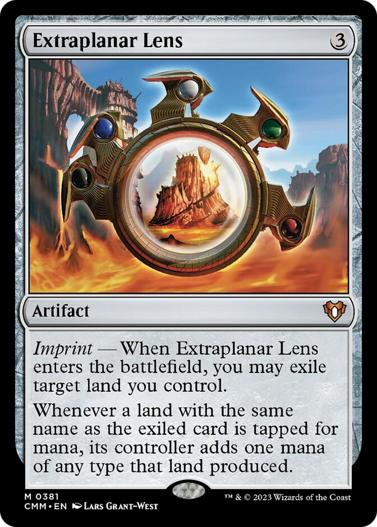 Extraplanar Lens [Commander Masters] | The Time Vault CA