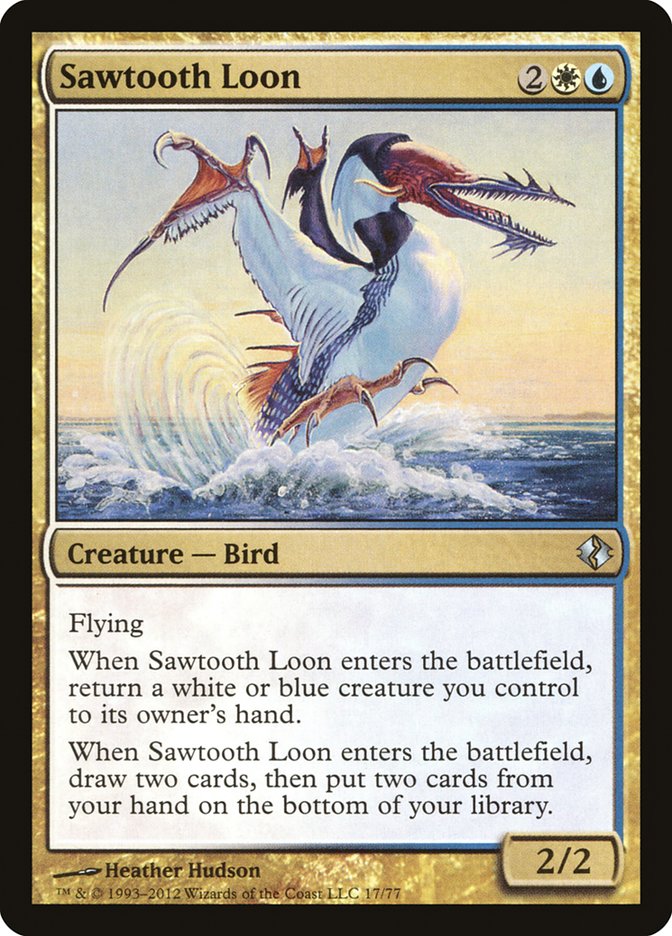 Sawtooth Loon [Duel Decks: Venser vs. Koth] | The Time Vault CA