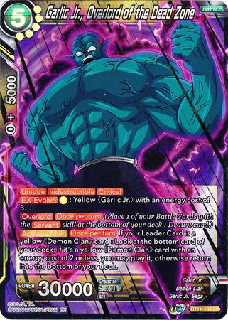 Garlic Jr., Overlord of the Dead Zone (BT11-104) [Vermilion Bloodline] | The Time Vault CA
