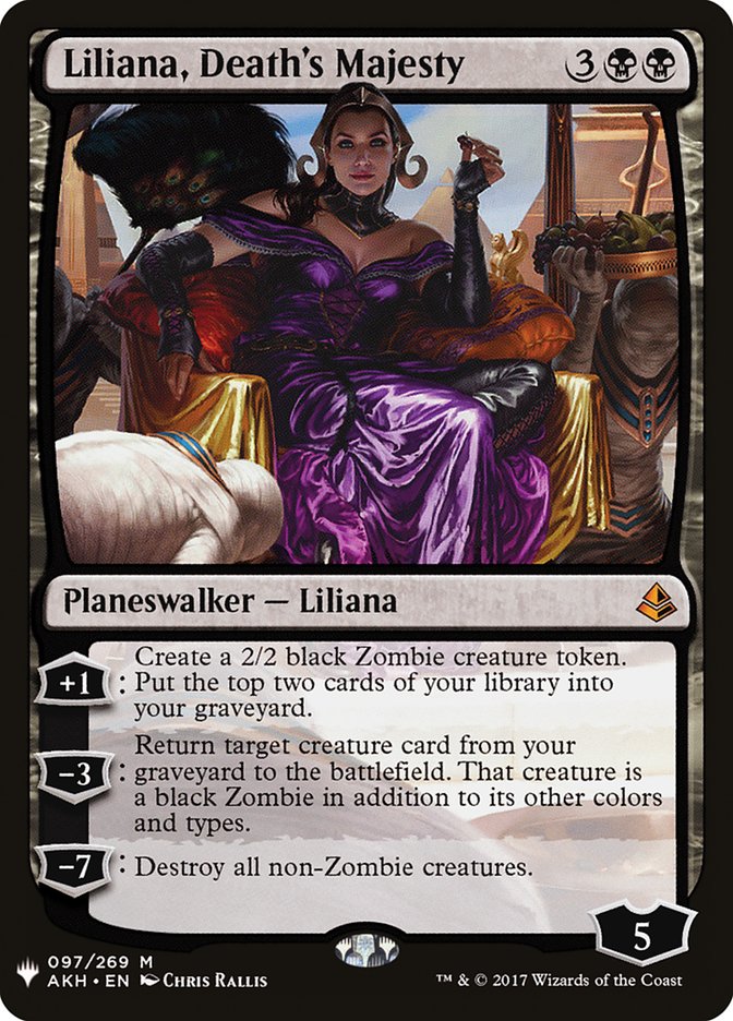 Liliana, Death's Majesty [The List] | The Time Vault CA
