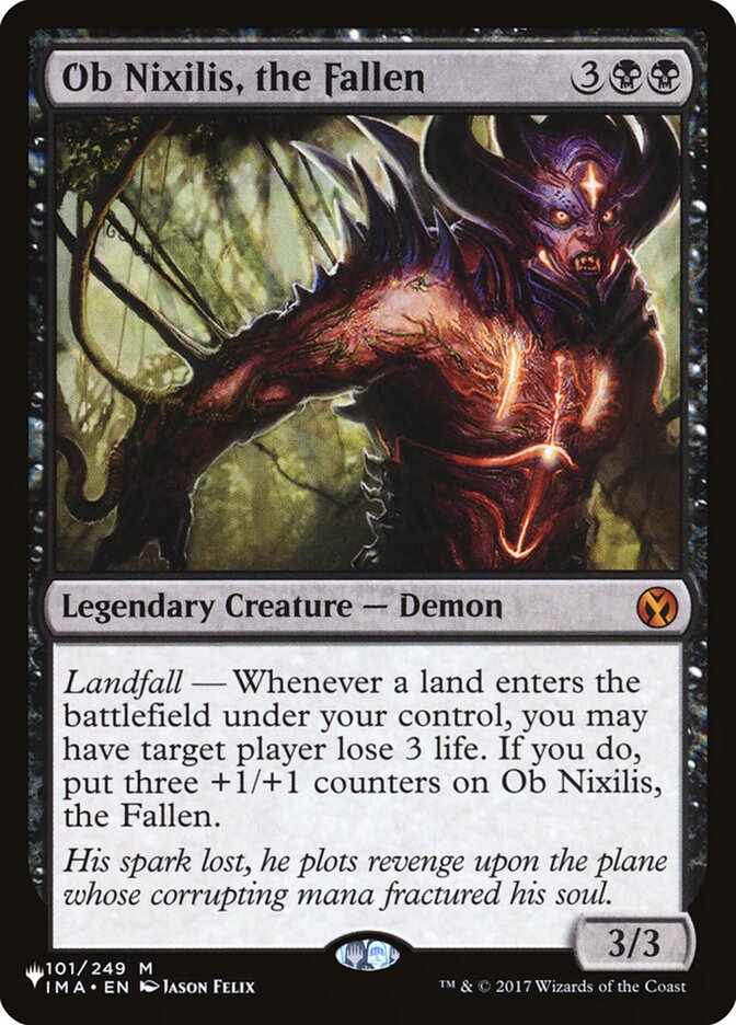 Ob Nixilis, the Fallen [The List] | The Time Vault CA