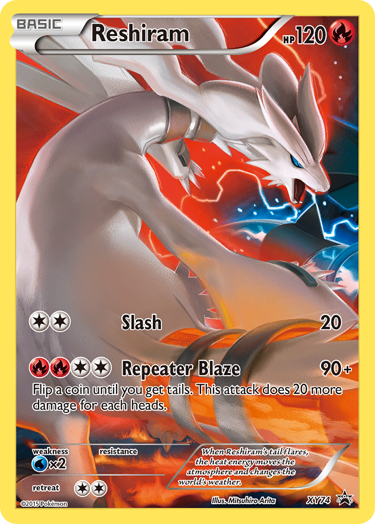 Reshiram (XY74) [XY: Black Star Promos] | The Time Vault CA