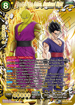 Piccolo & Son Gohan, Newfound Might (BT17-148) [Ultimate Squad] | The Time Vault CA